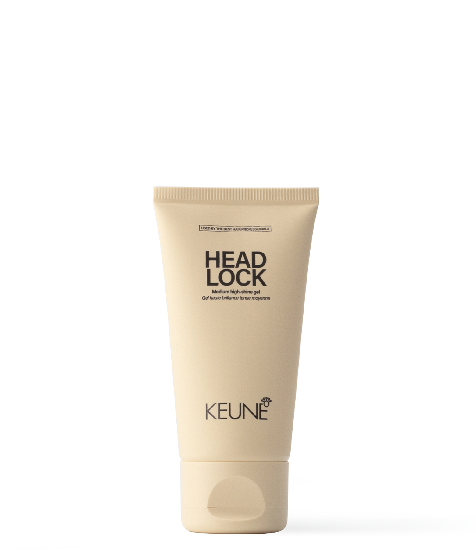 Keune Head Lock Medium High-Shine Gel: The ultimate hair gel for heat-protected, sculpted, and set styles.