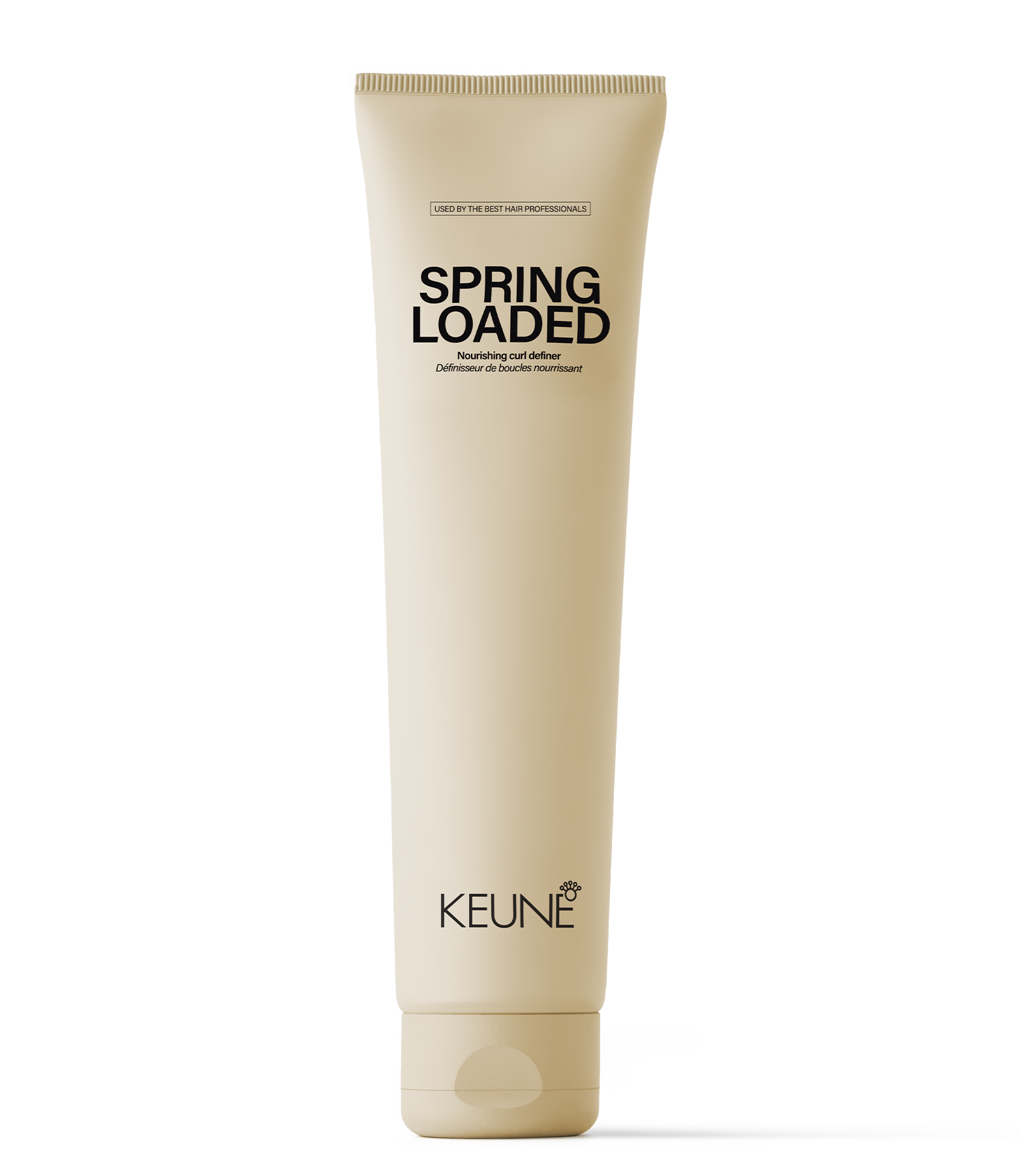 Define and nourish your curly hair with Keune Spring Loaded Nourishing curl definer. Reduces frizz and keeps curls hydrated and perfectly shaped.